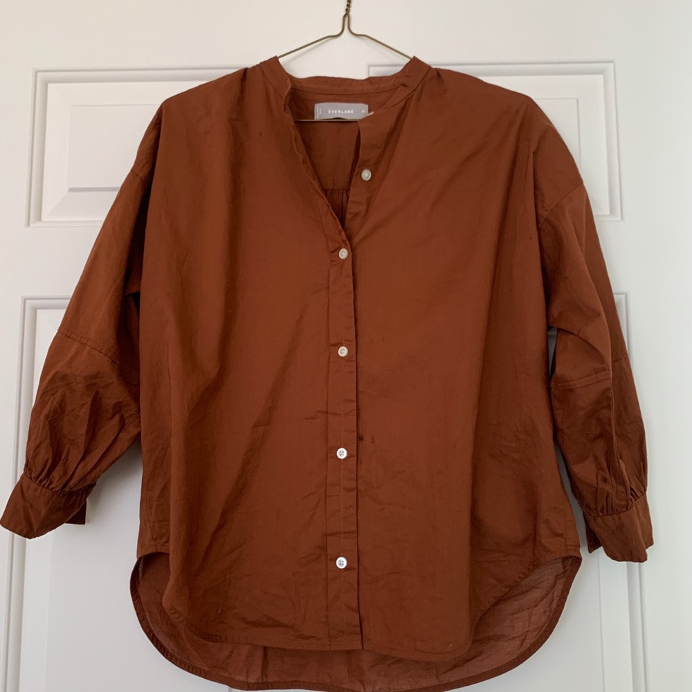 Everlane popover tunic blouse
